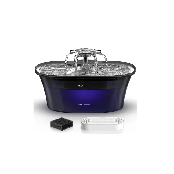 Petwant 2.5L Flower-Style Pet Water Fountain