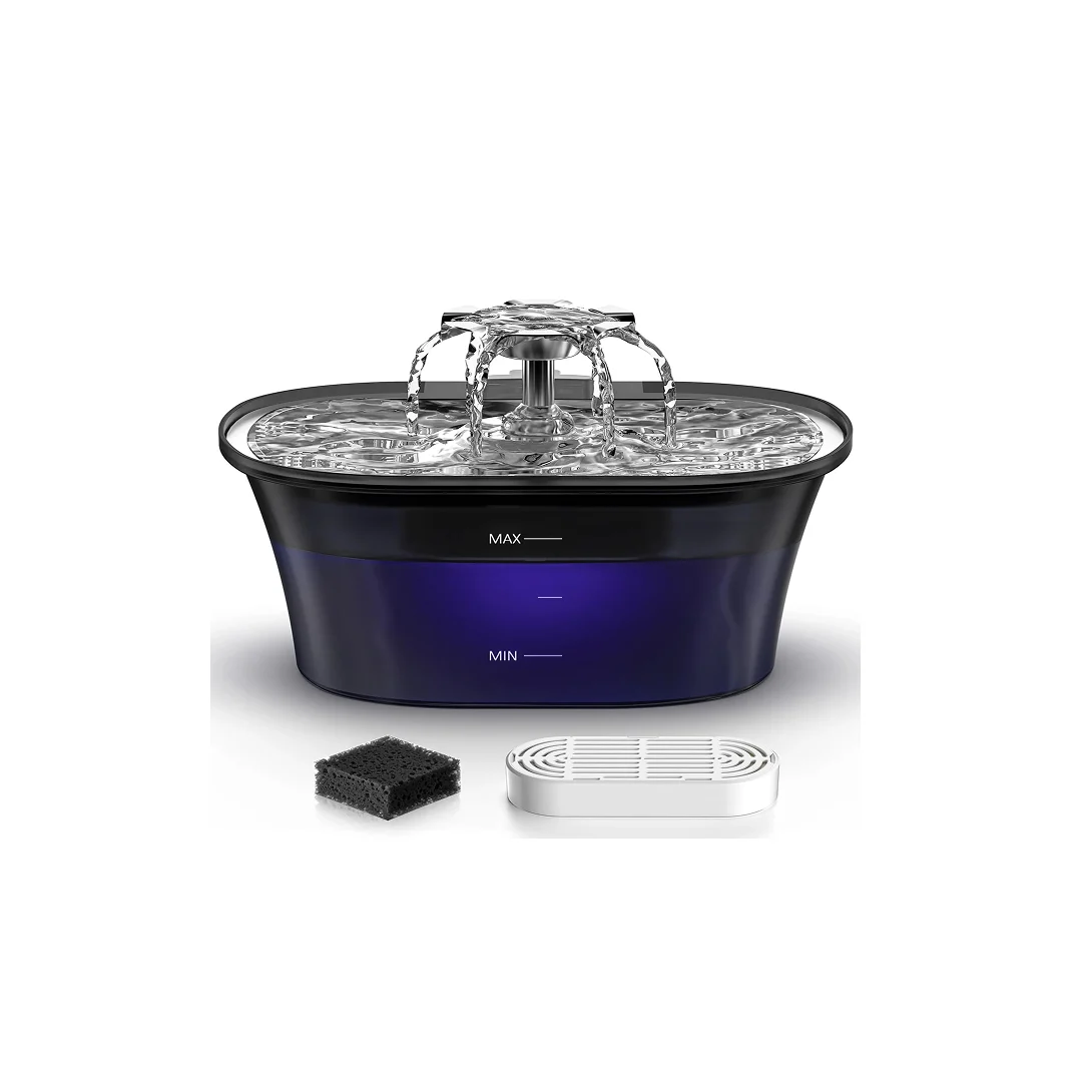 Petwant 2.5L Flower-Style Pet Water Fountain