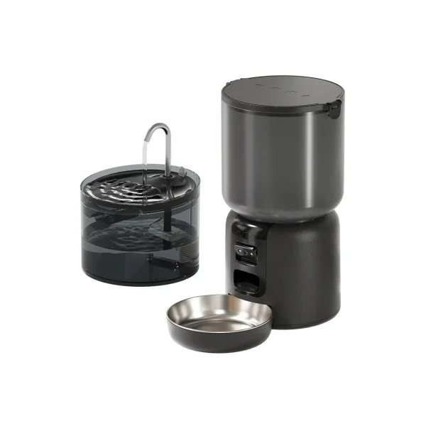 Petwant FW3 Smart Pet Feeder and Water Fountain Set